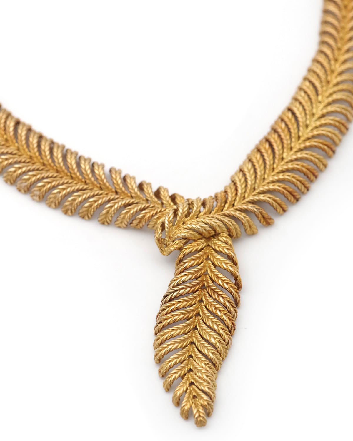 Collier Boucheron paris plume de paon