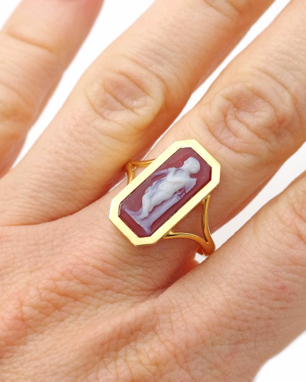 Bague camée Eros