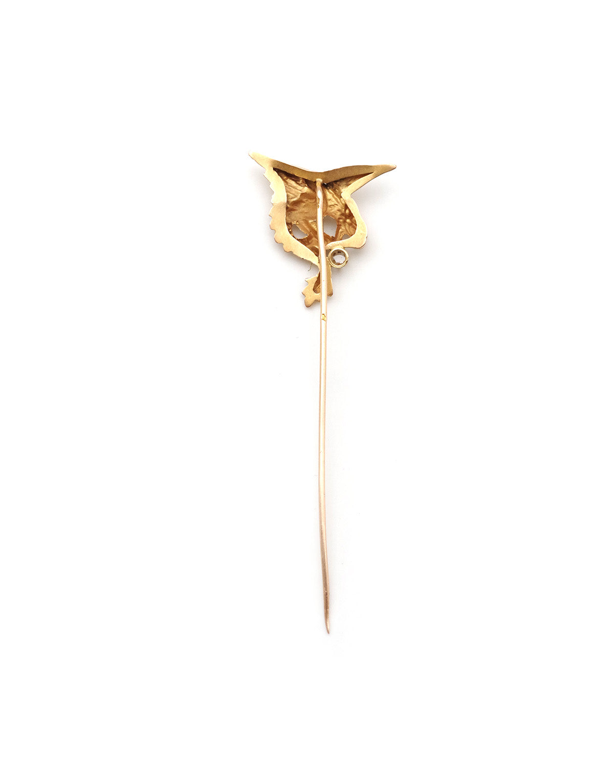 Diamond dragon tie pin