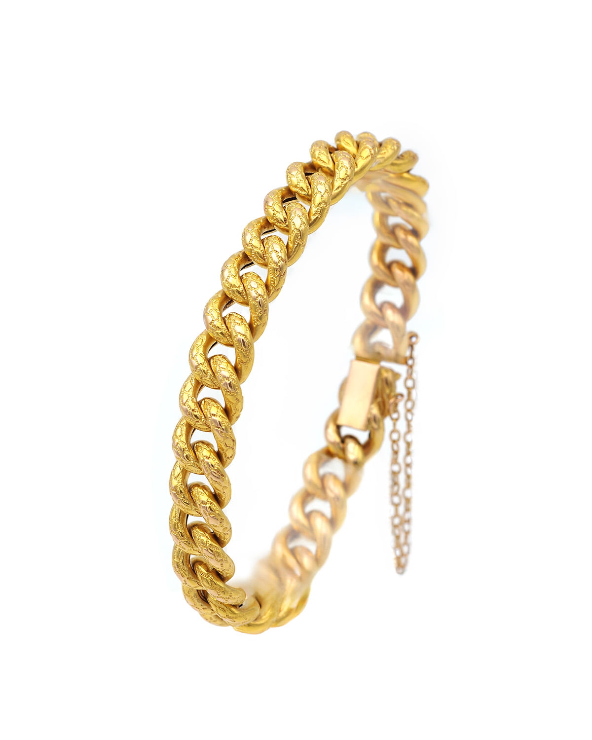 Bracelet gourmette écailles