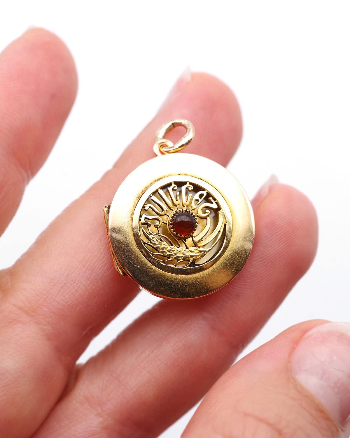 Art Nouveau july pendant