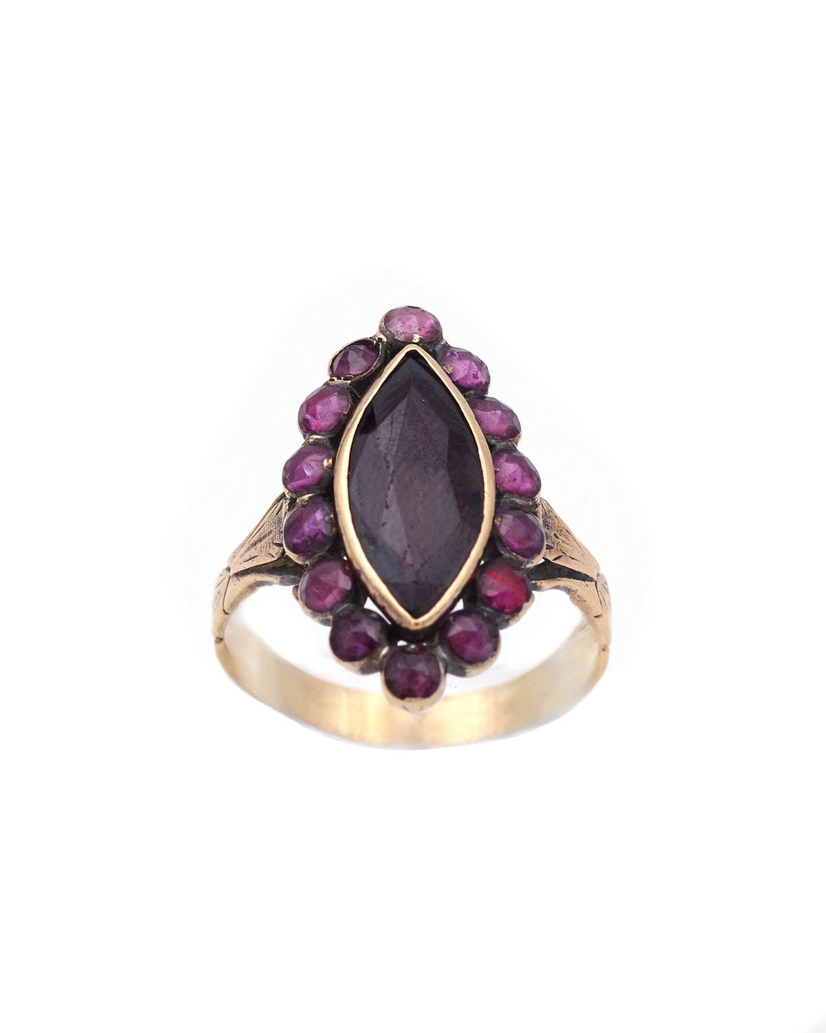 bague marquise grenats de perpignan