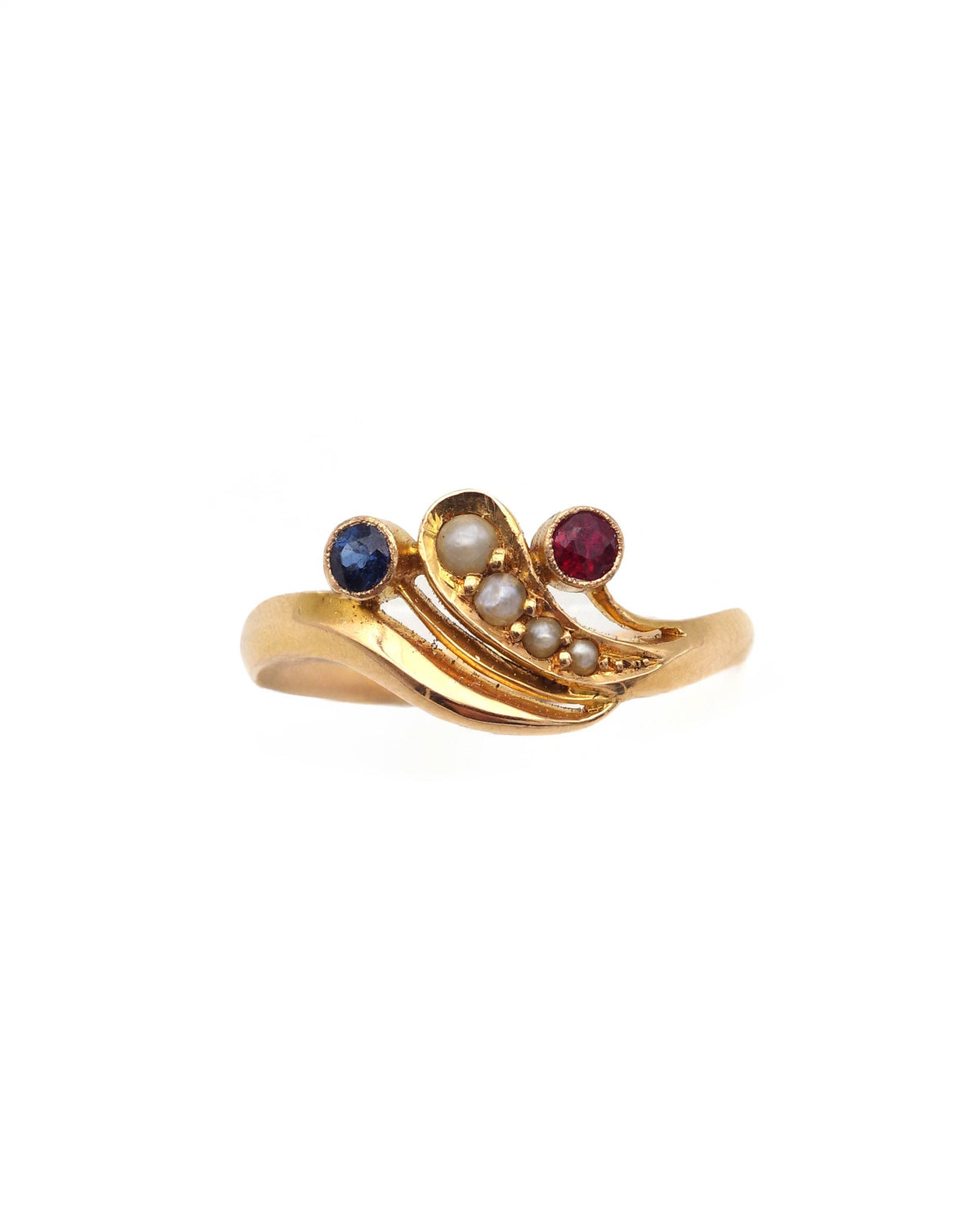 bague patriotique en or