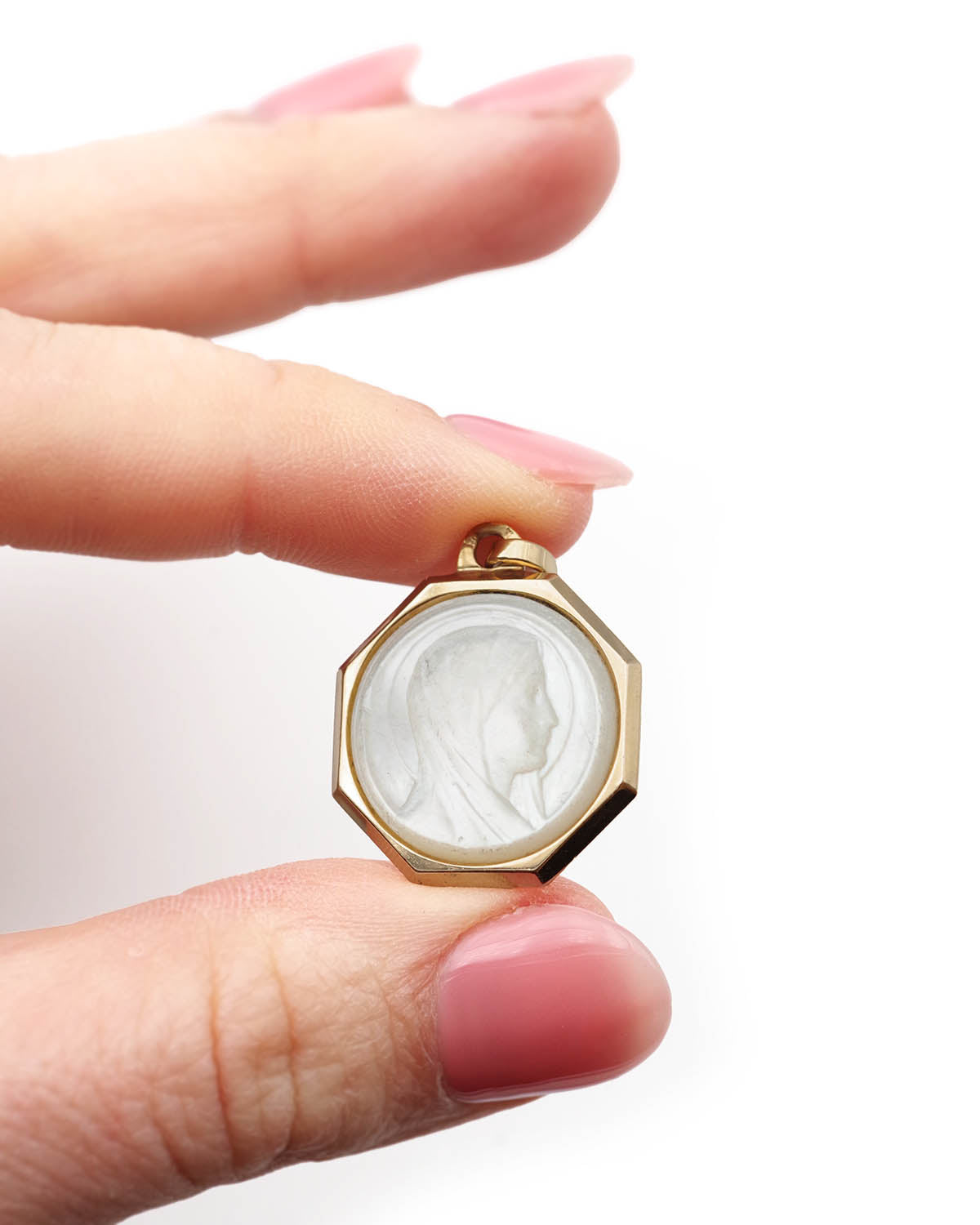 Médaille en or vierge marie