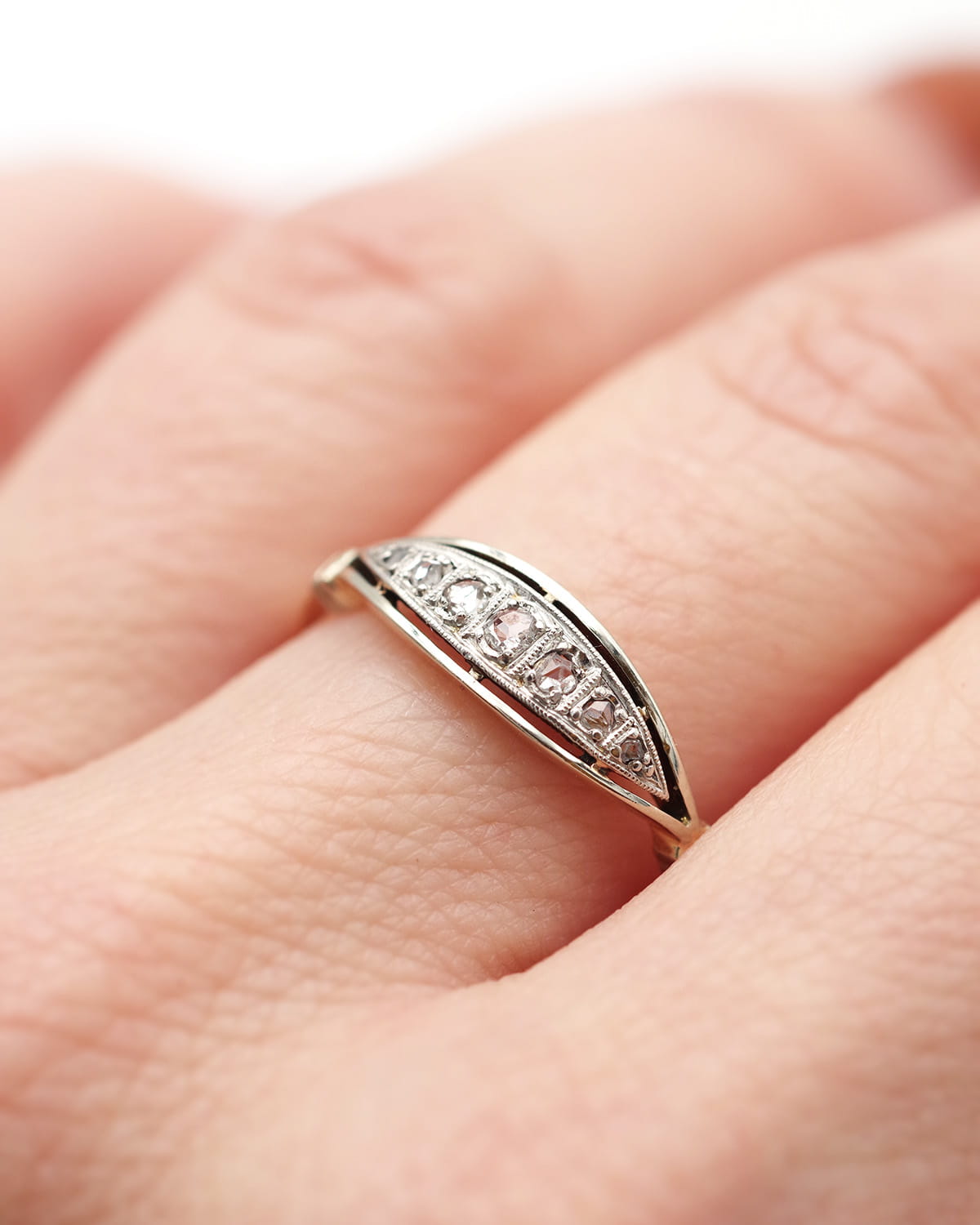 Art deco diamond ring