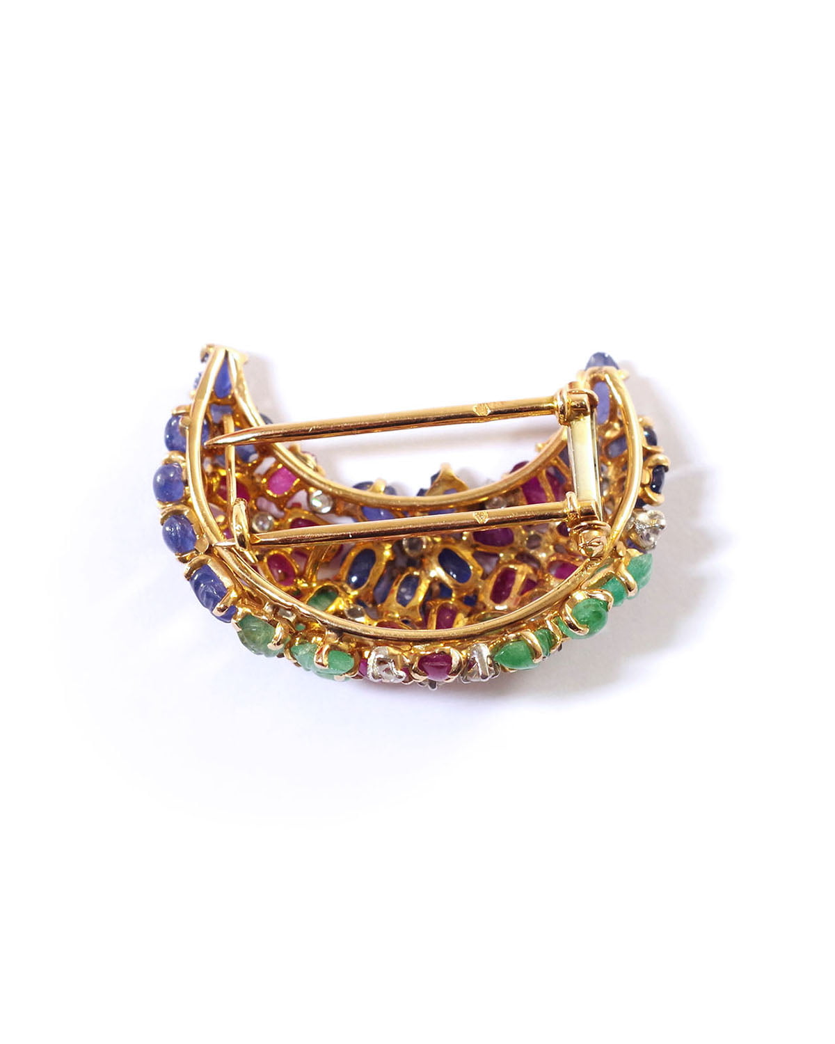 Clip de revers Art Deco Tutti Frutti