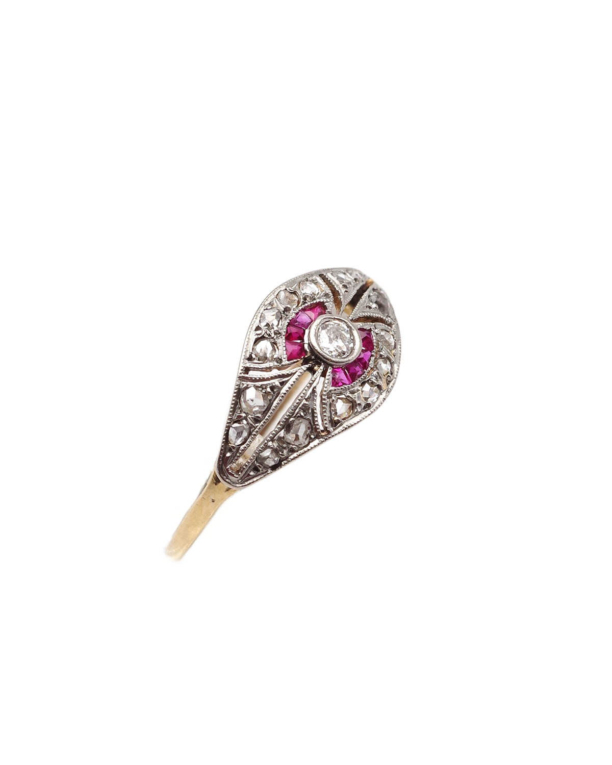 bague art deco jarretiere