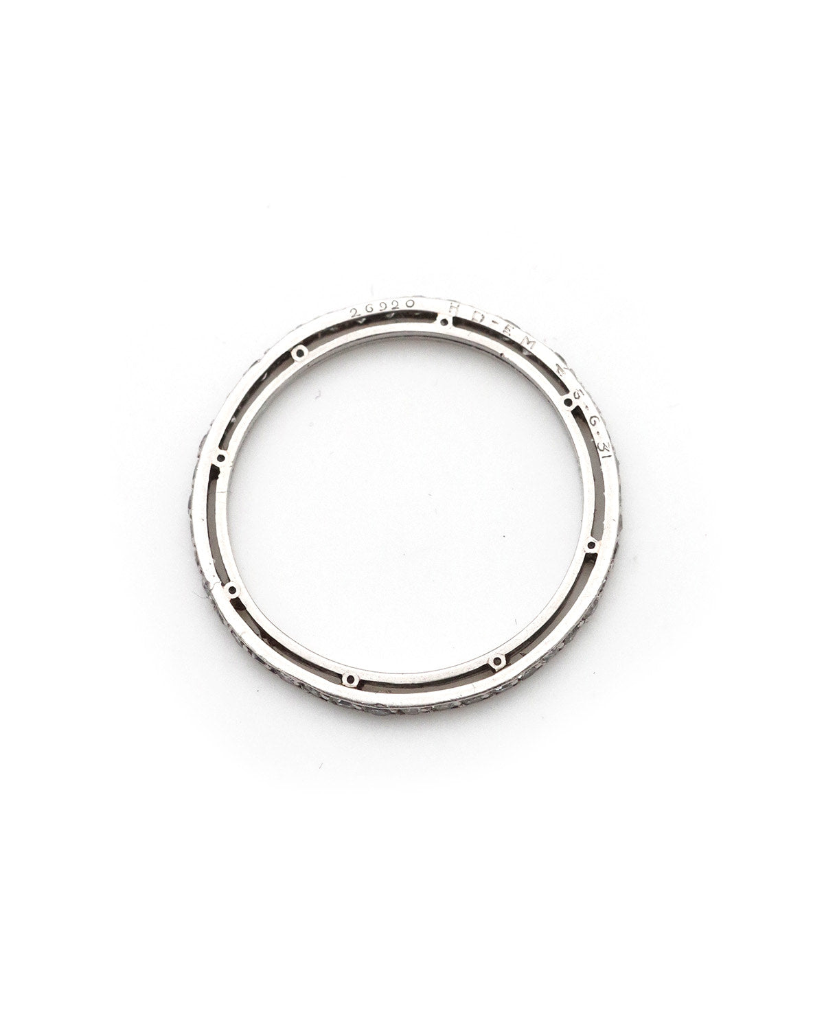 Art deco diamond eternity ring