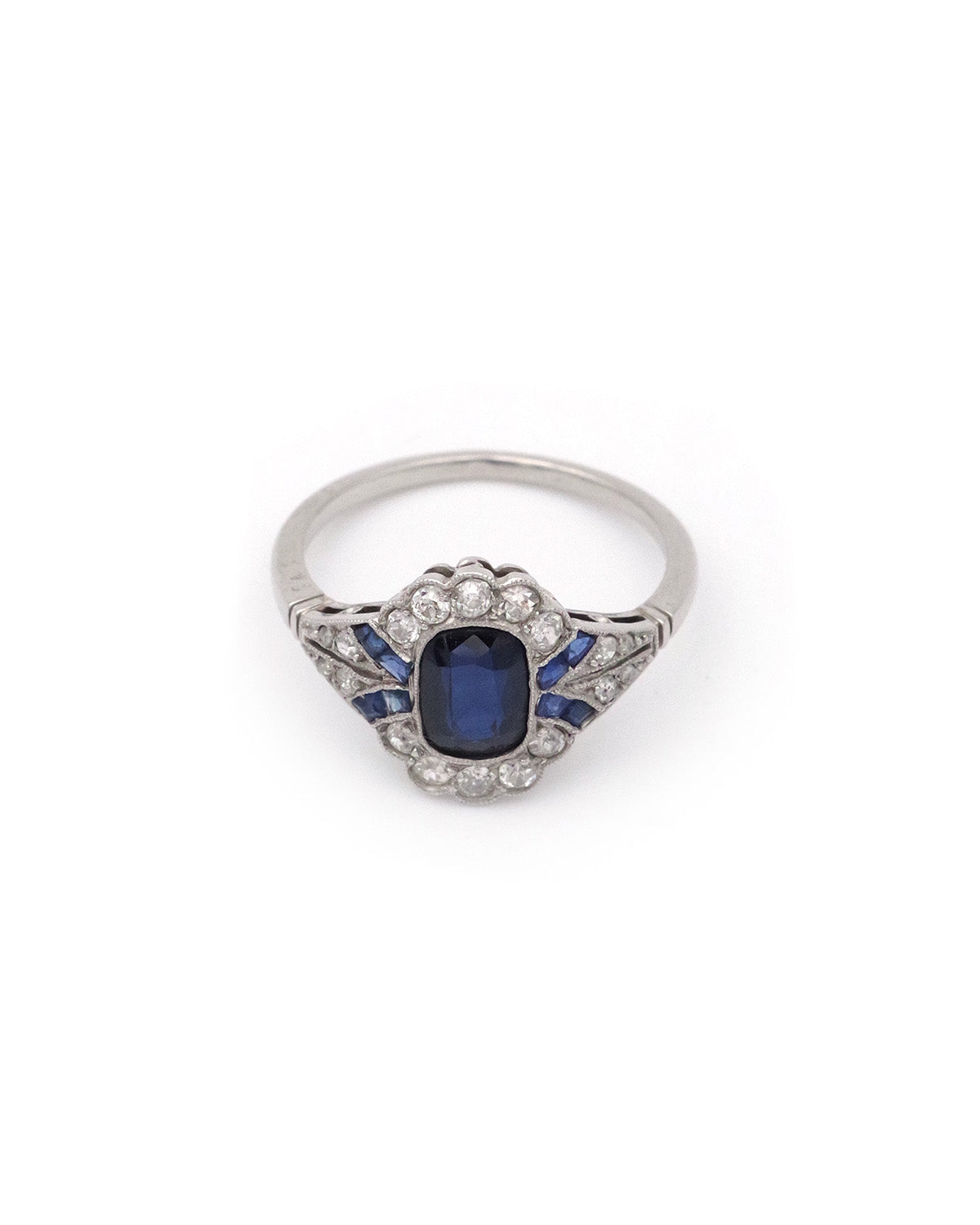 bague art deco saphir