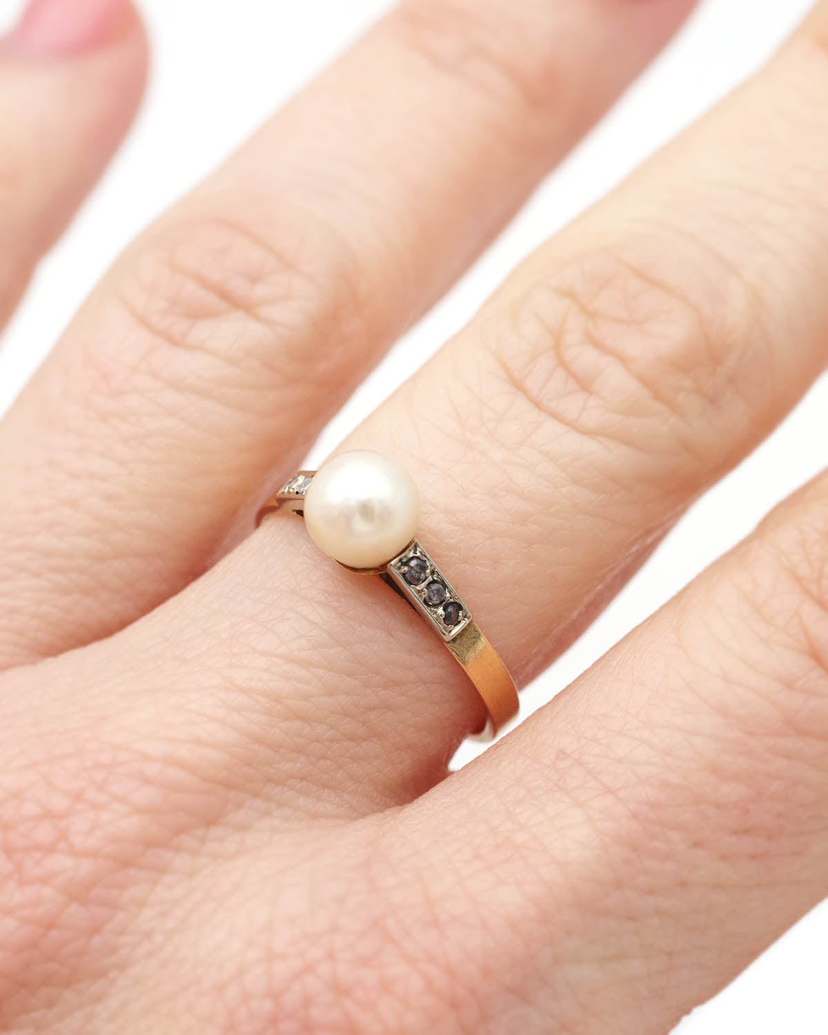 Bague art deco en or