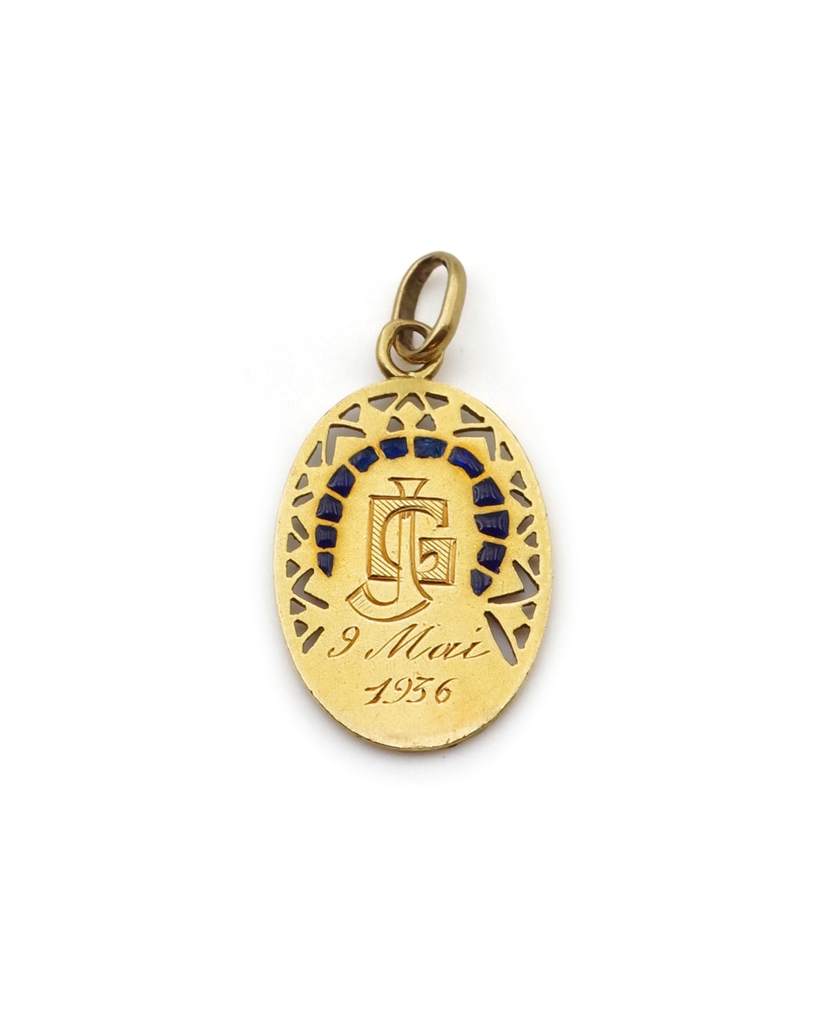 Mary virgin gold medal