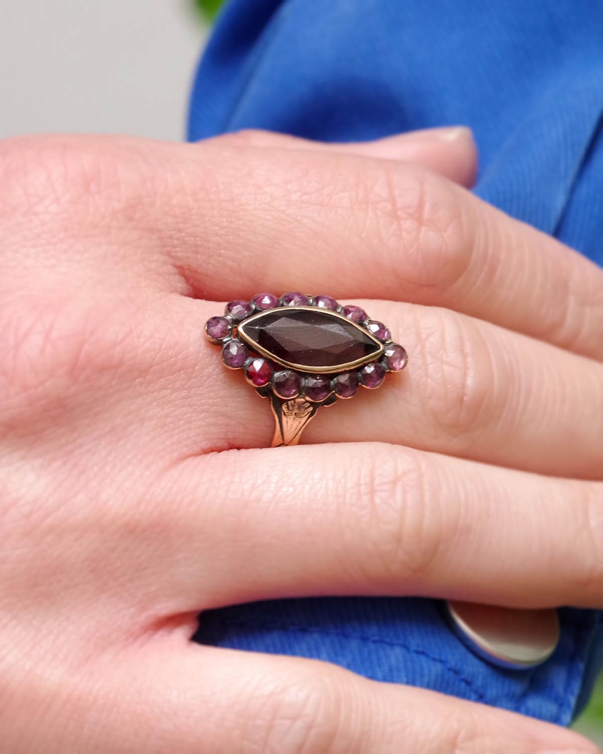 Bague grenats perpignan