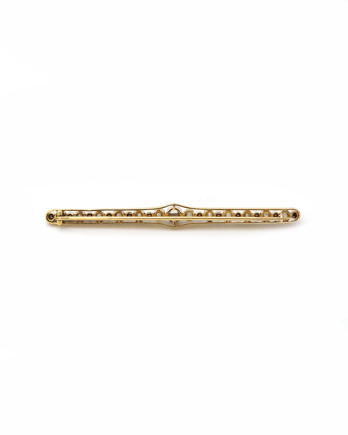 broche ancienne perles fines