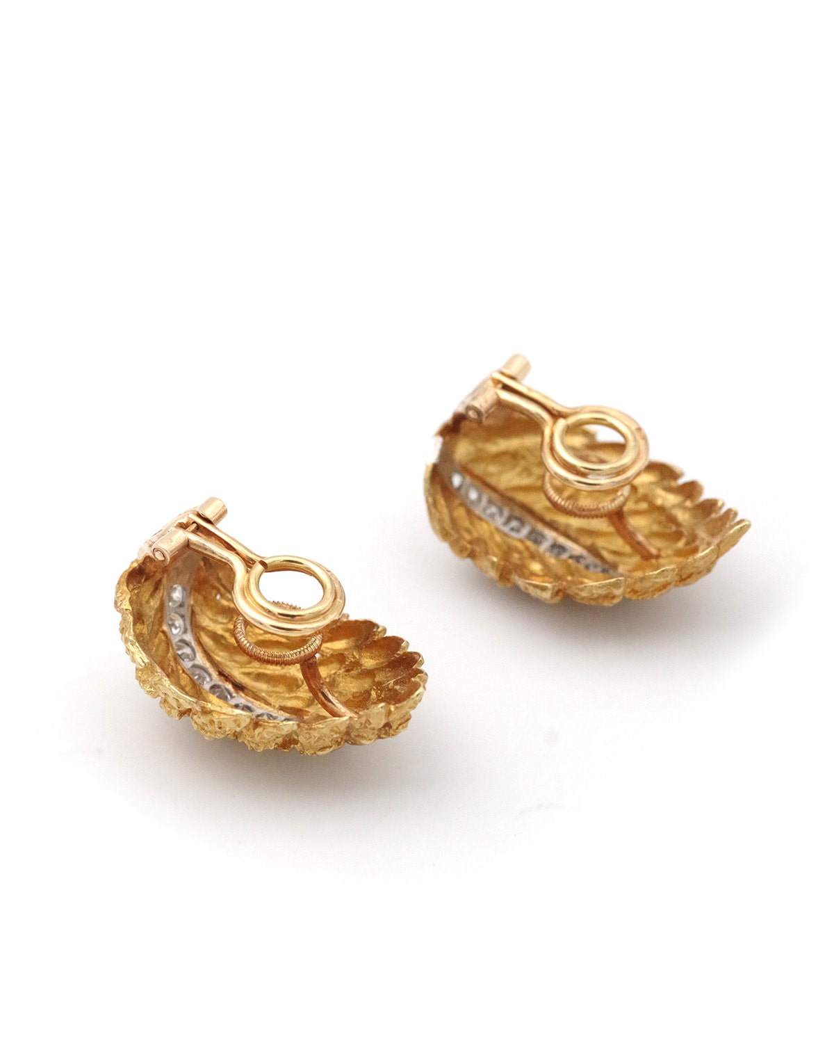 Boucheron Paris feather ear clips