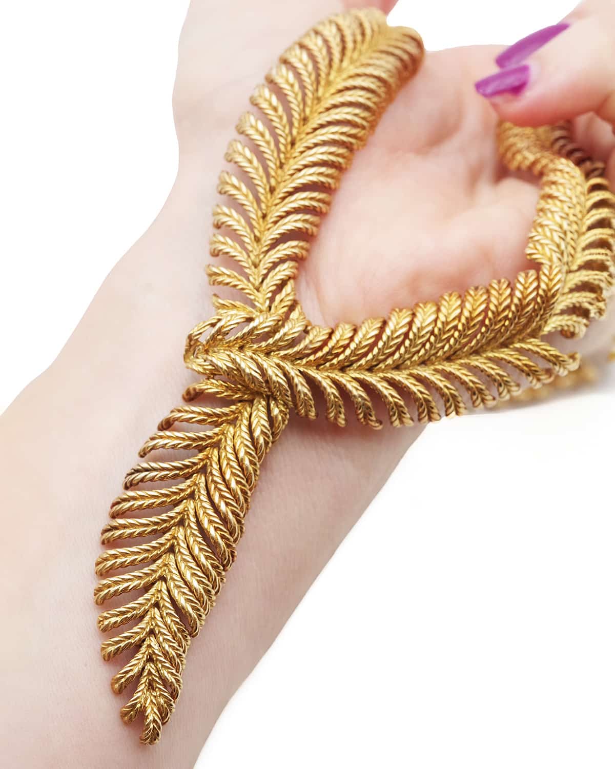 Collier vintage or Boucheron Paris