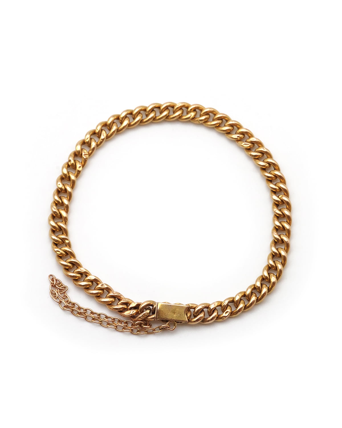 bracelet gourmette en or