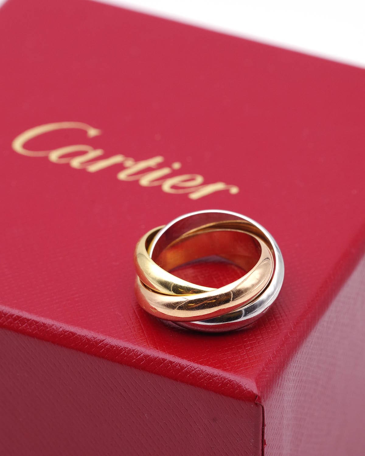 Bague Cartier trinity grand modele en or