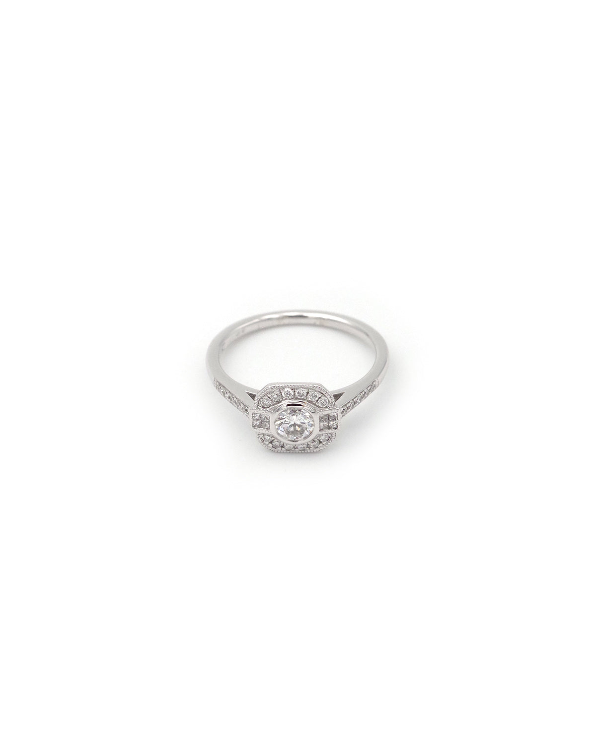 Bague de fiançailles diamants