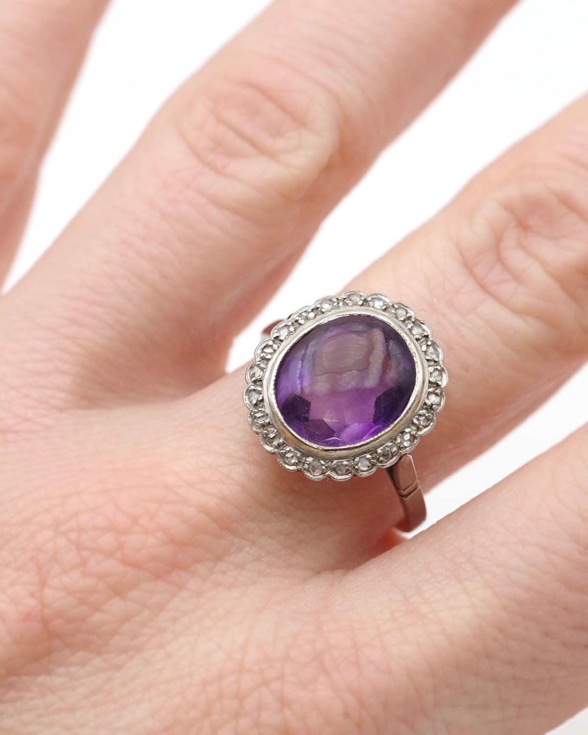 Belle epoque amethyst ring