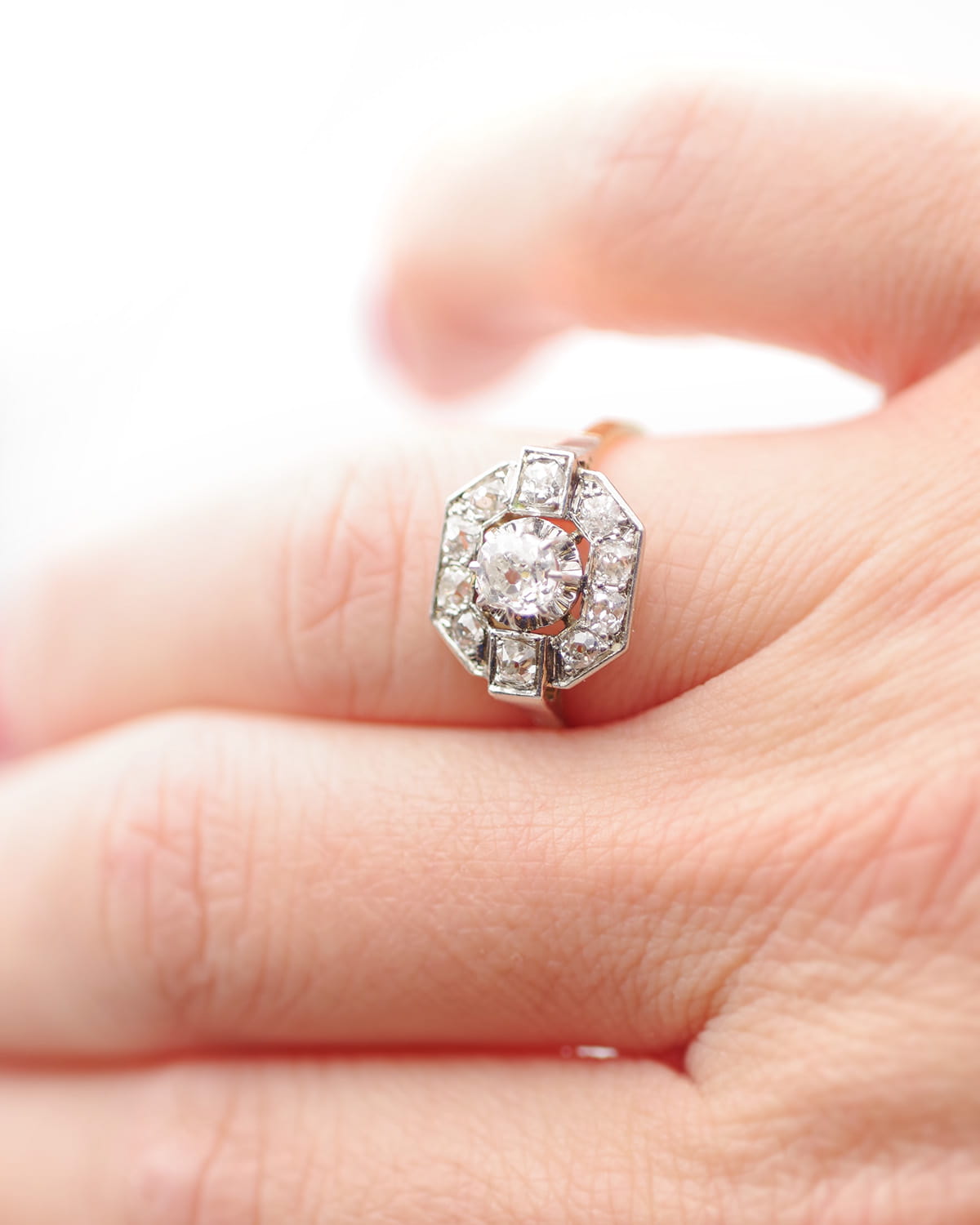 Art deco diamond ring