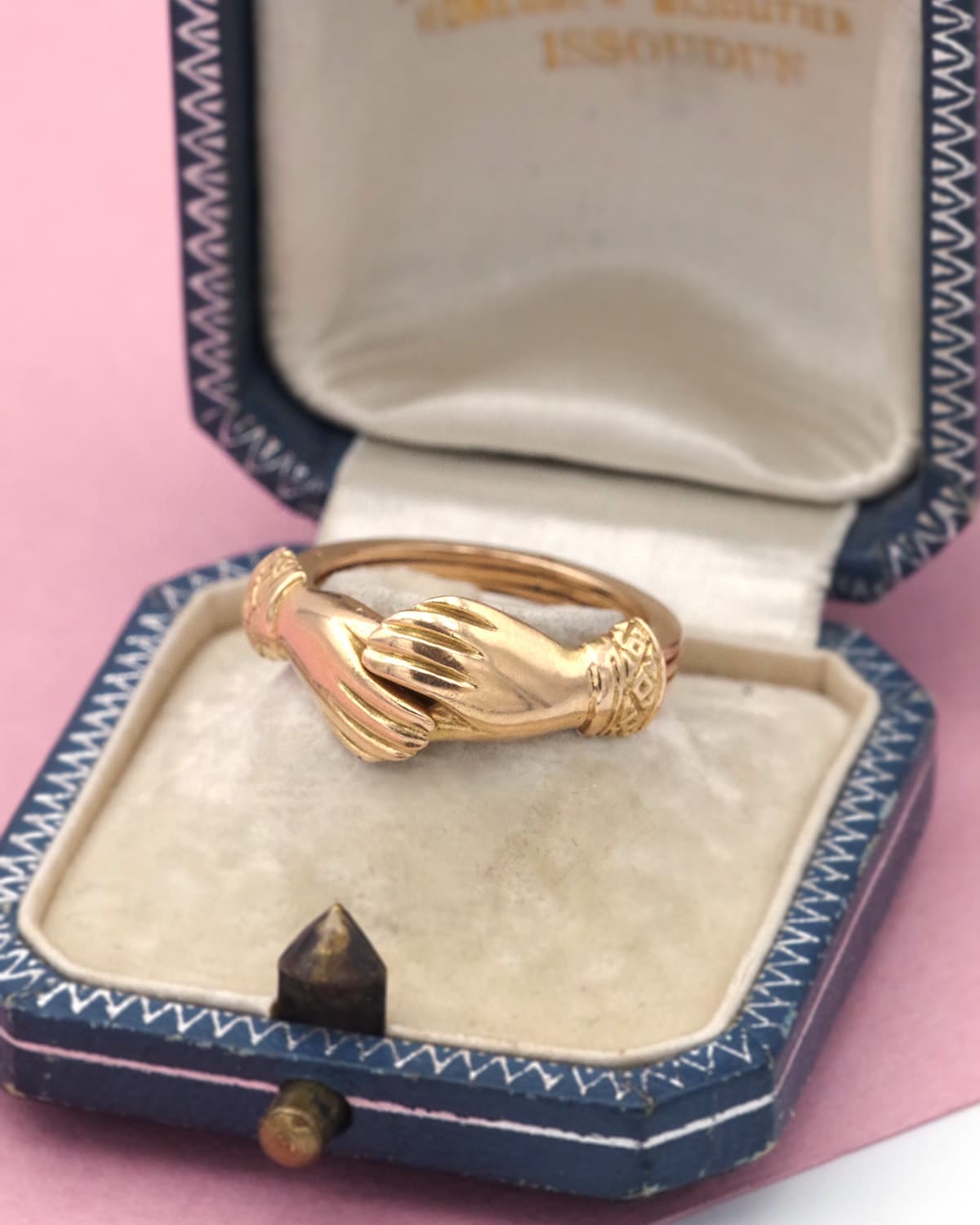 Bague de promesse en or