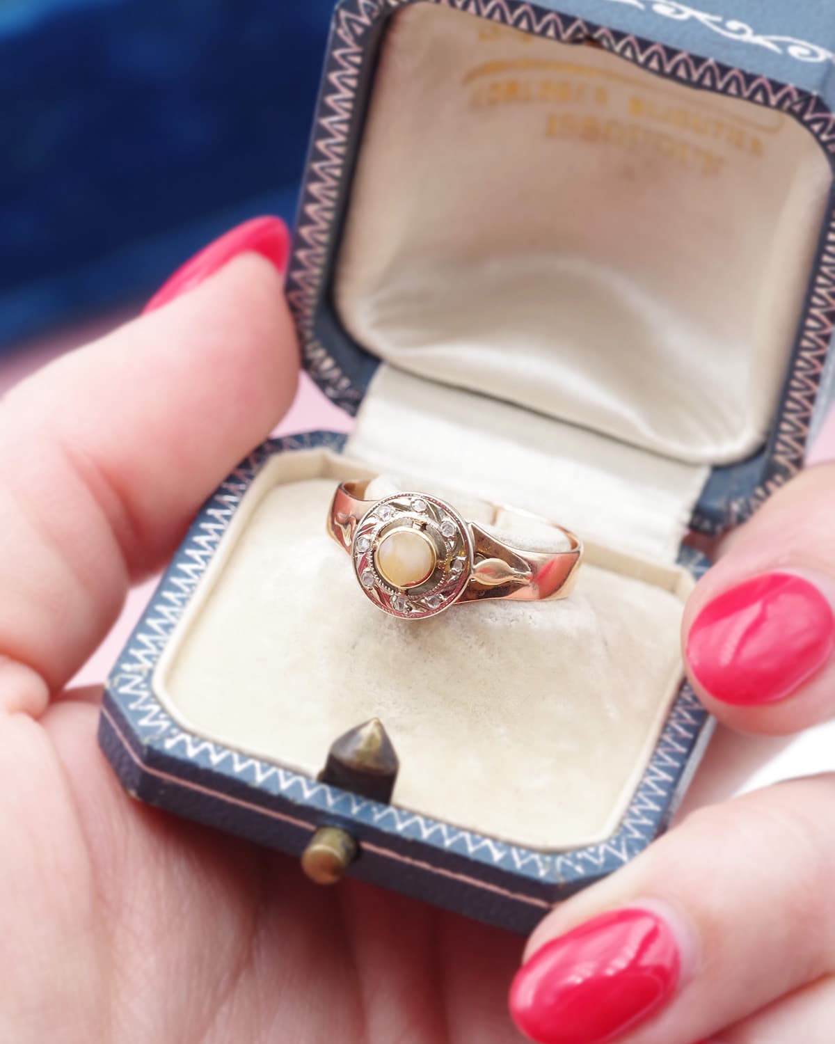 Edwardian tooth ring