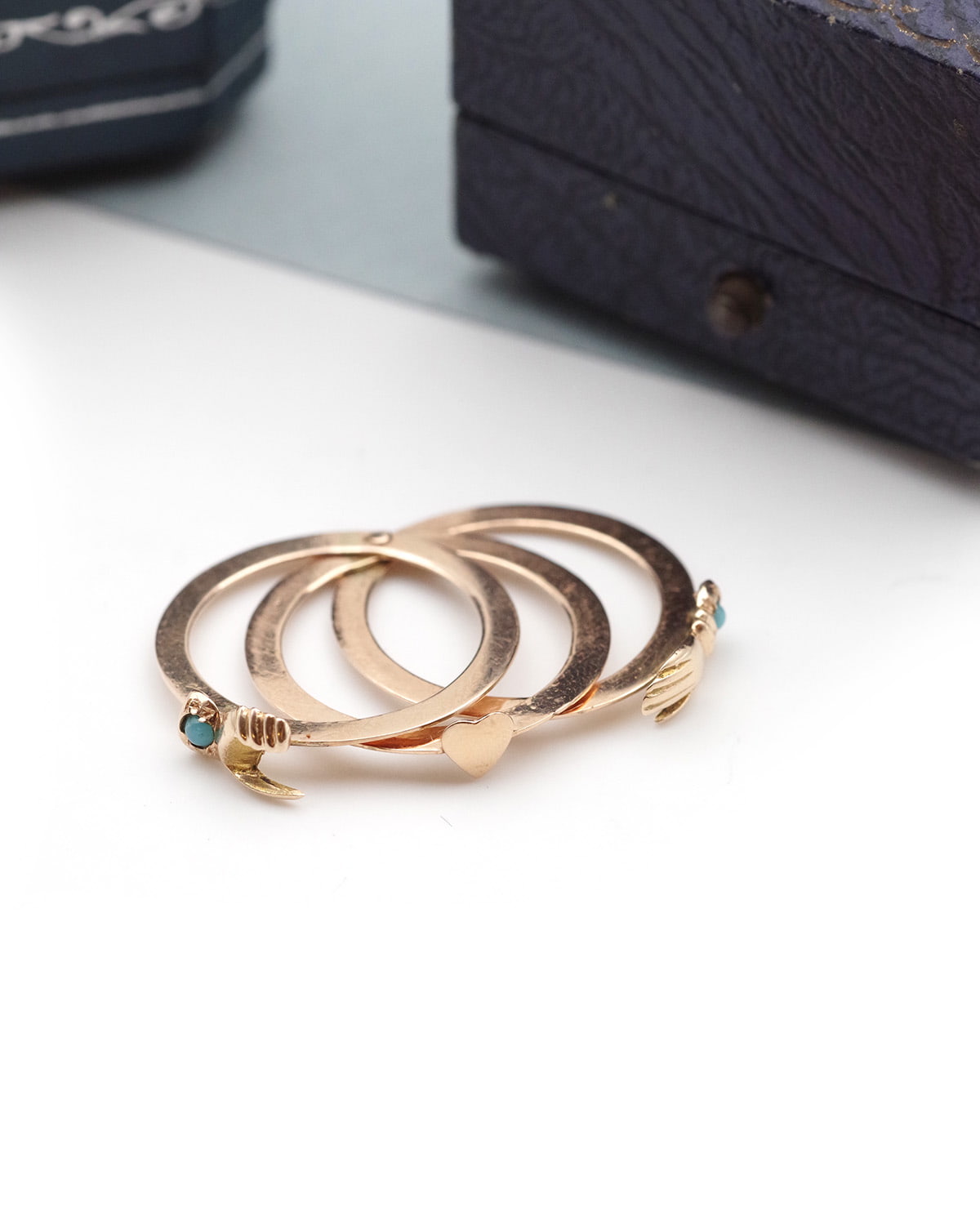 Fede turquoise ring