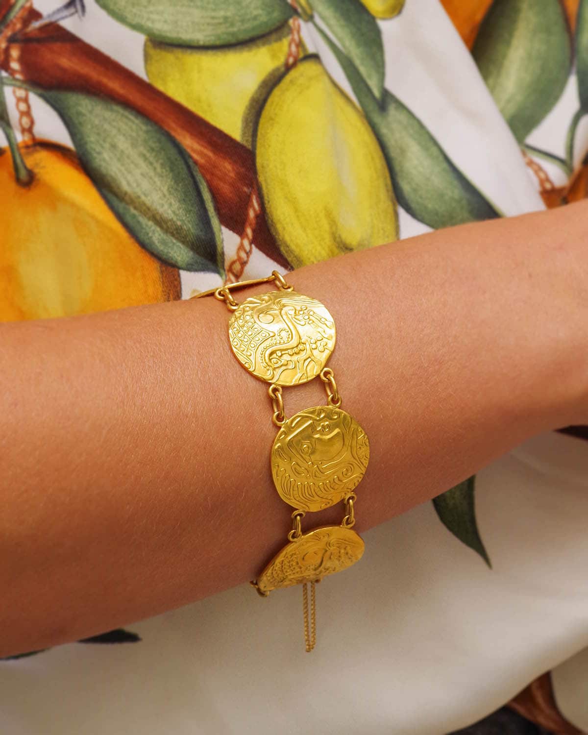 Bracelet pièce gauloise de la monnaie de paris