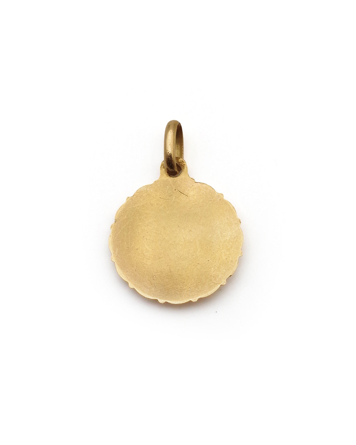 Pisces gold pendant
