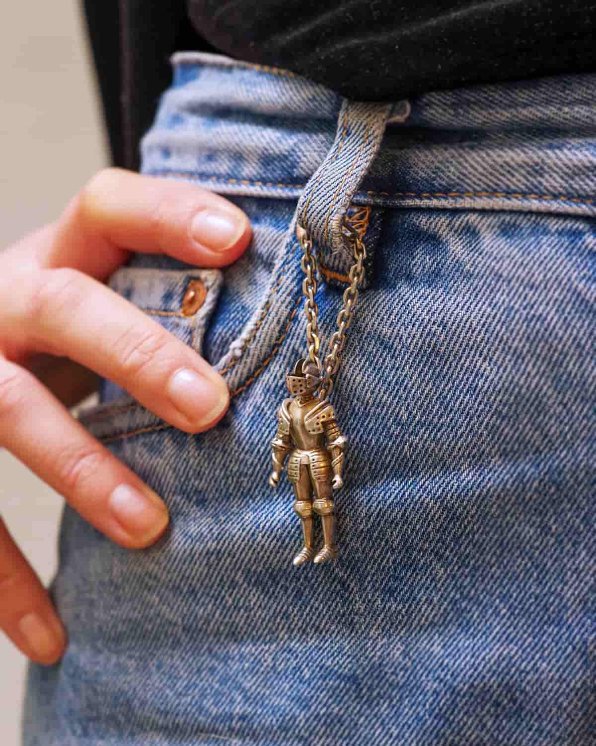 Gaetan de Percin knight key ring