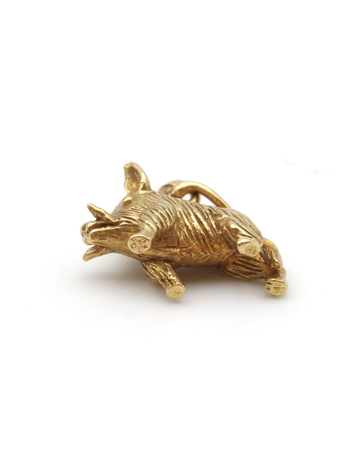 Antique boar pendant
