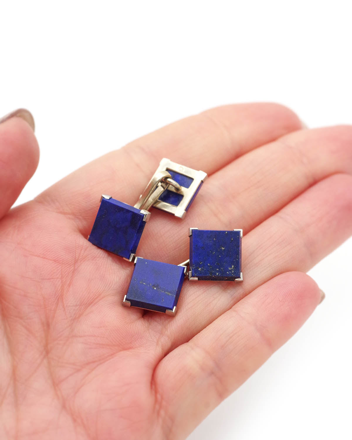 Lapis lazuli cufflinks