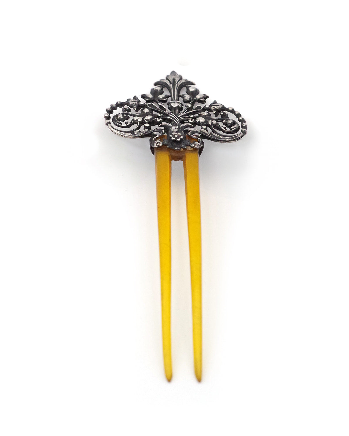 Neo gothic hair pin in silver