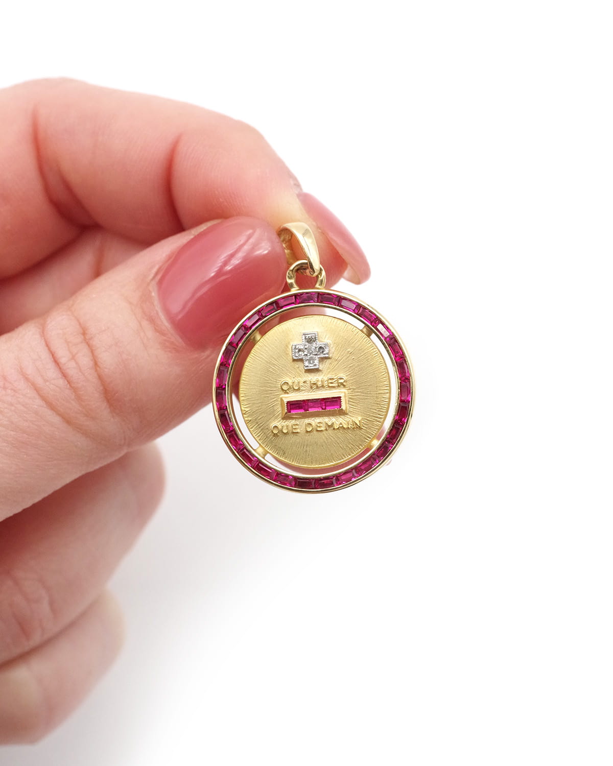 Halo ruby love medal by augis