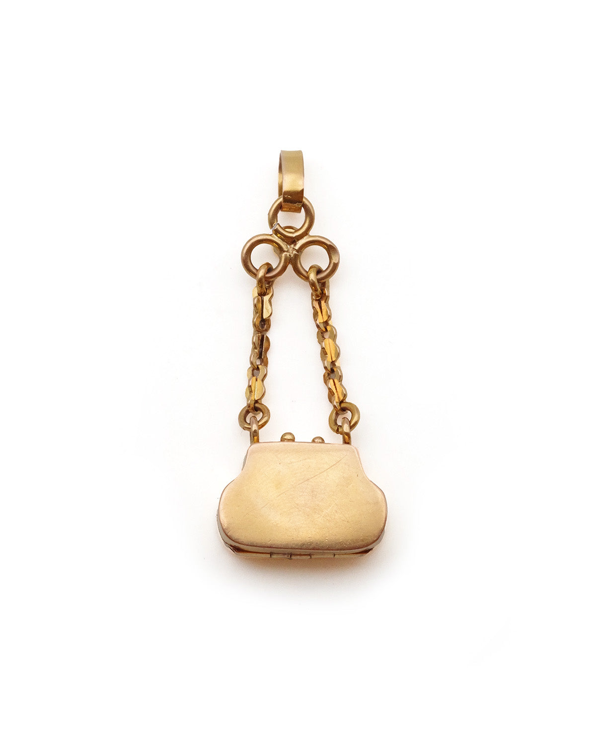 Bag-shaped pendant locket