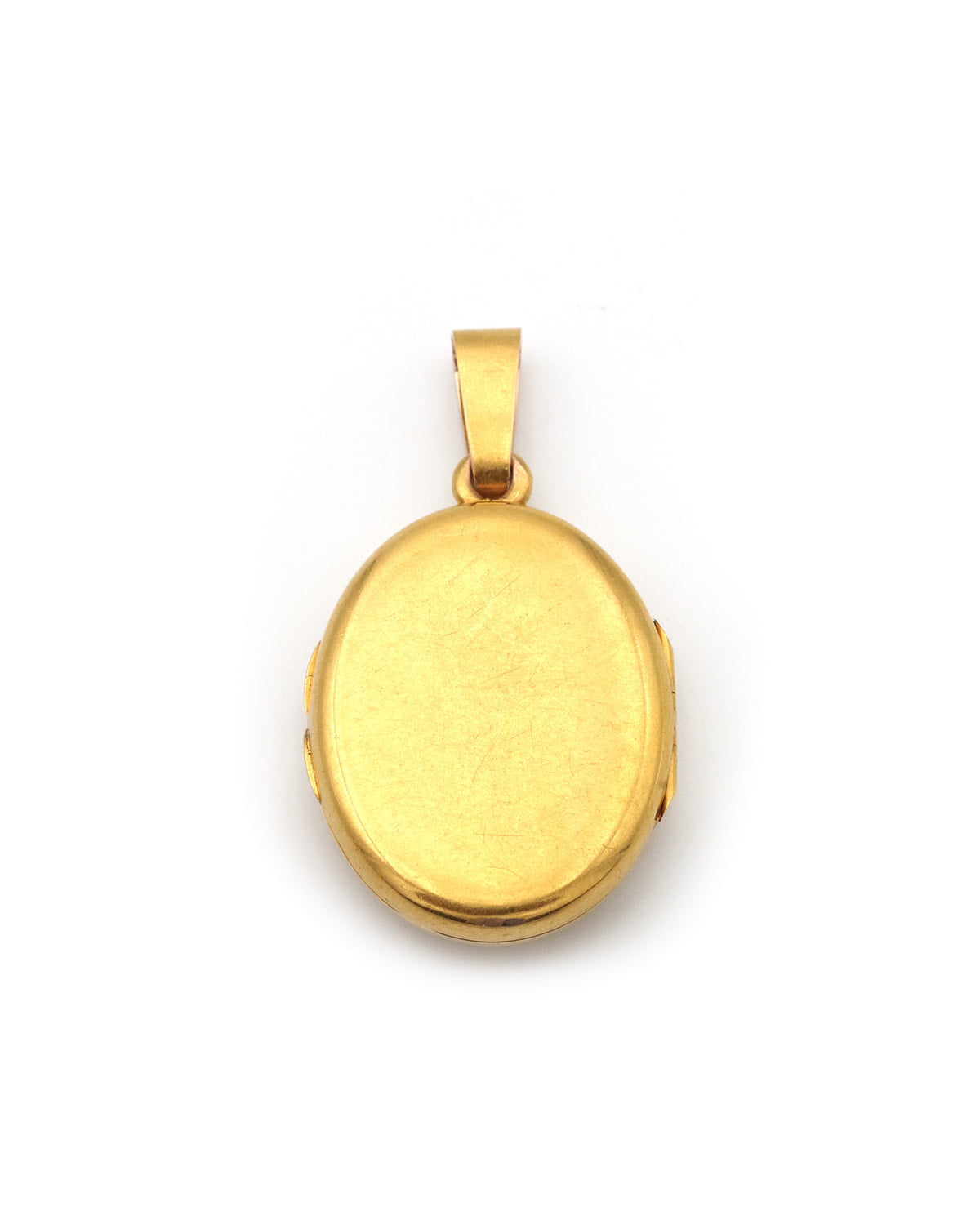 Victorian H letter gold pendant