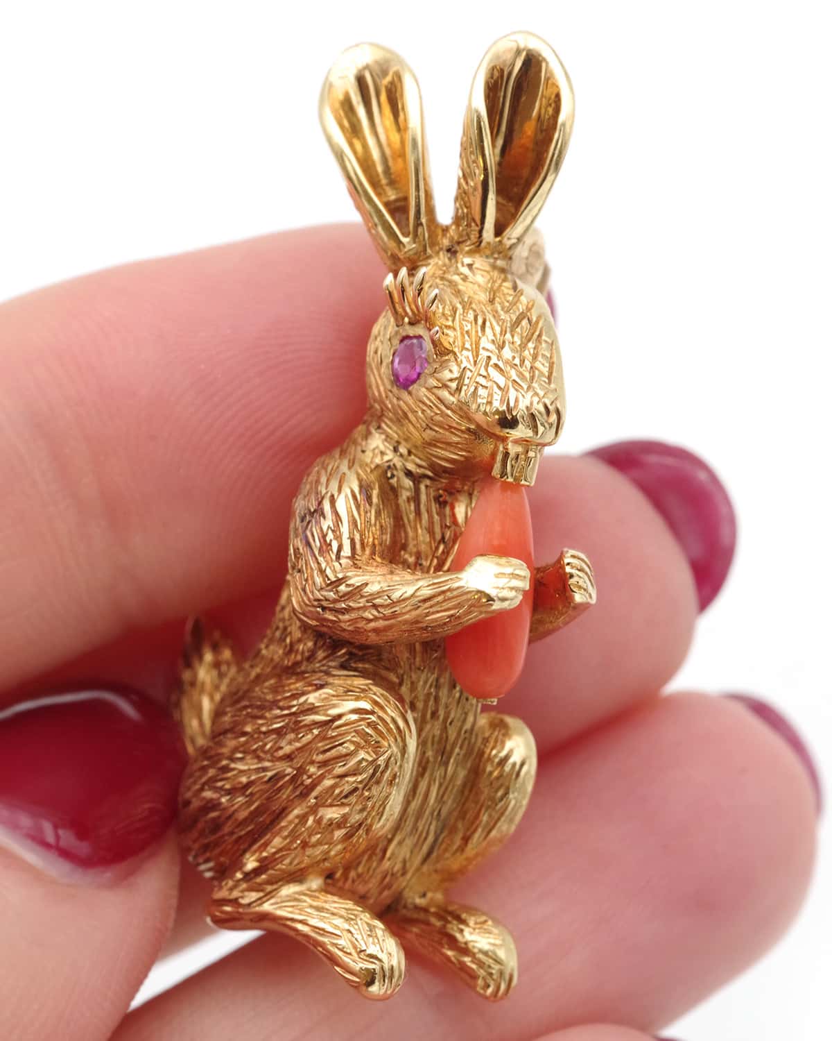 broche année 1970 lapin