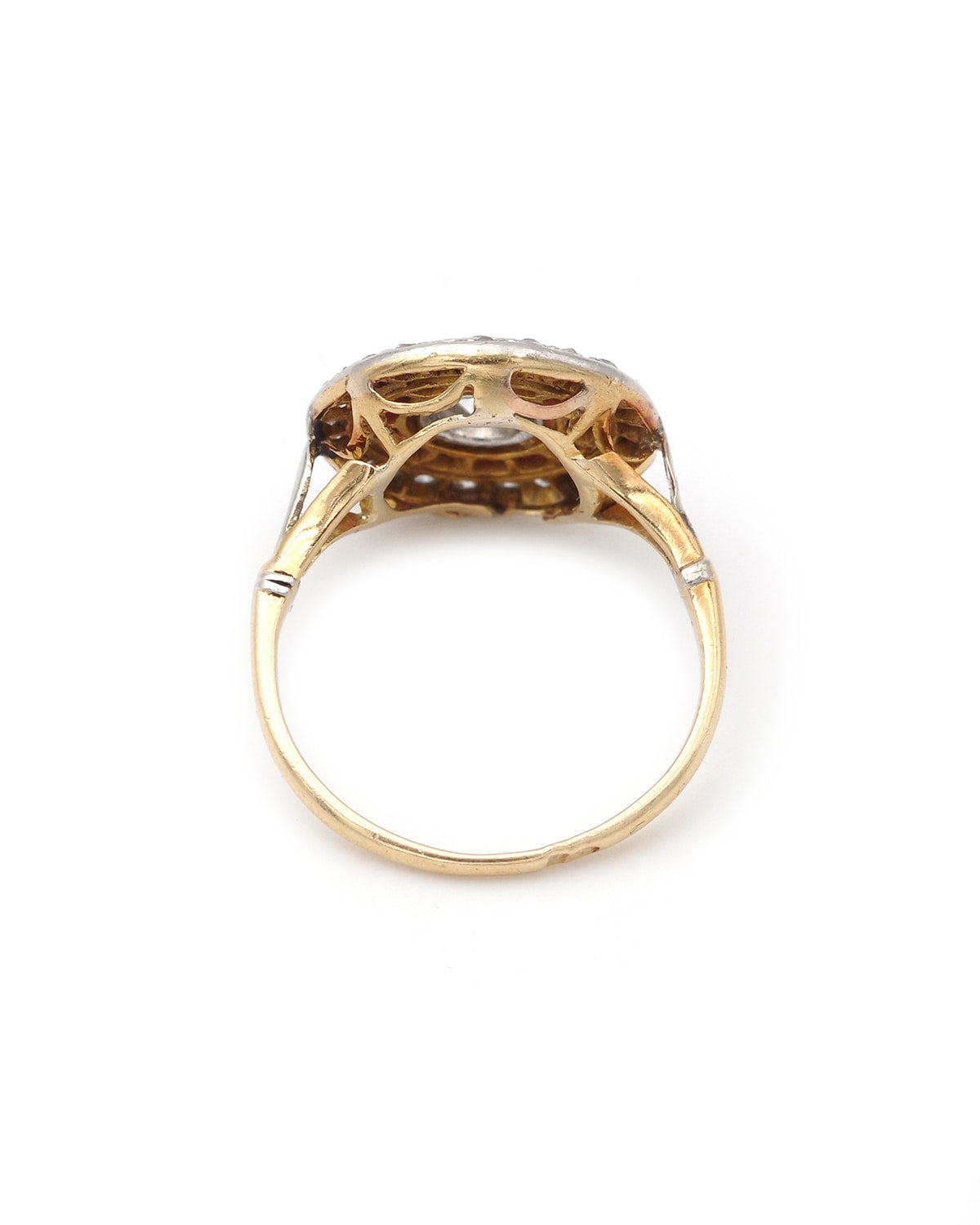 0.33 ct diamond ruby ring