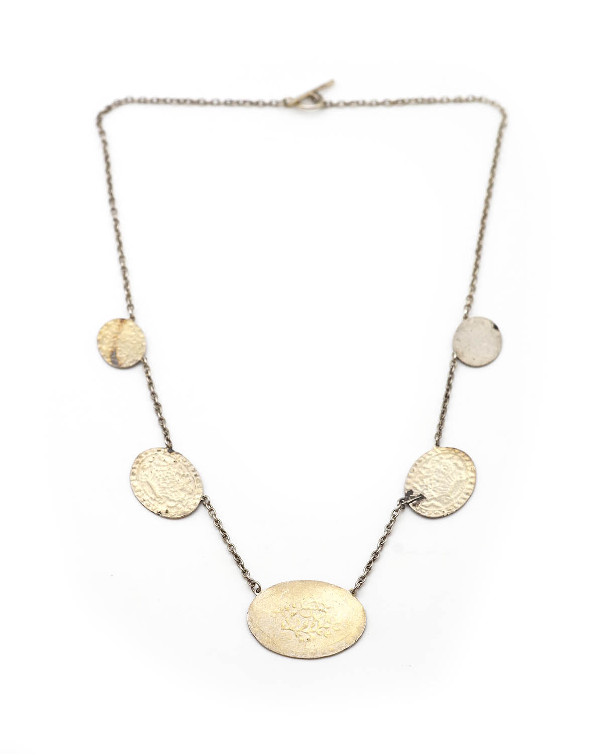 French antique enamel necklace