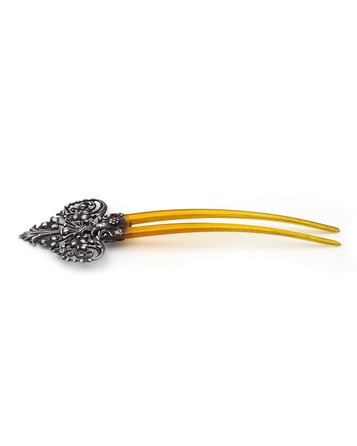 Victorian middle age stick pin in silver