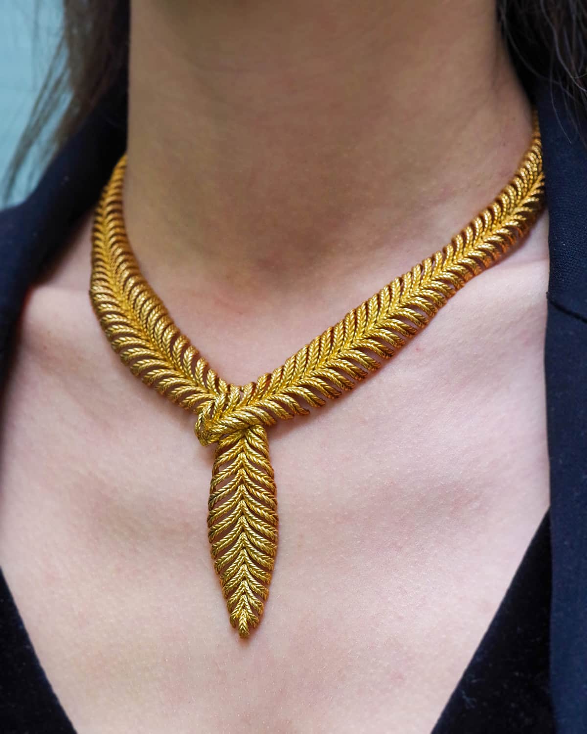 Collier plume Vassort Boucheron Paris