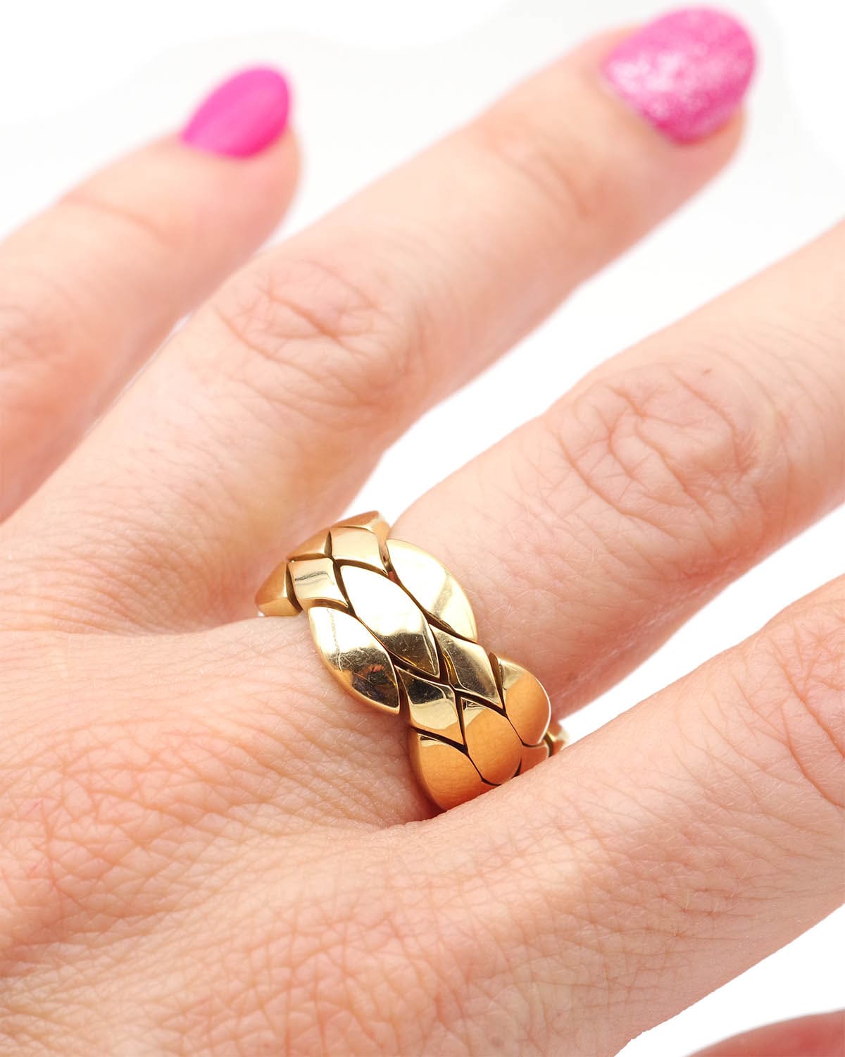 Bague cartier souple en or