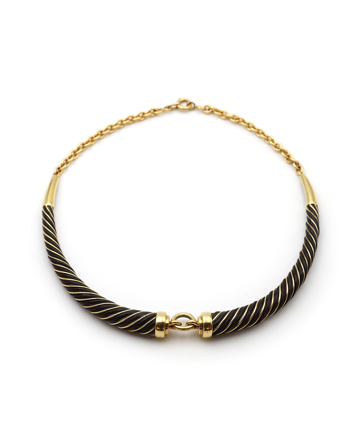 Gold and silver gay freres necklace