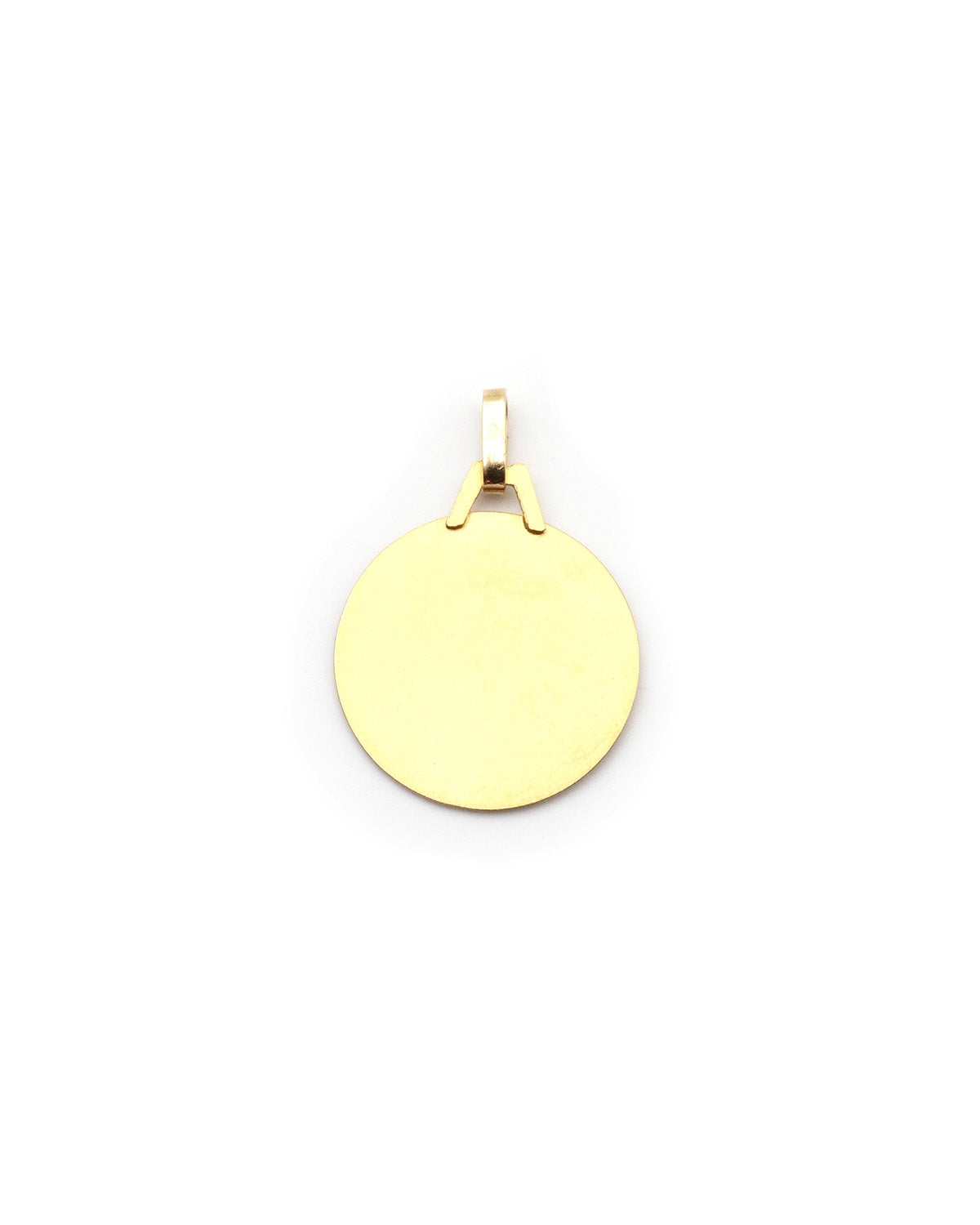 Virgin Mary gold medal pendant