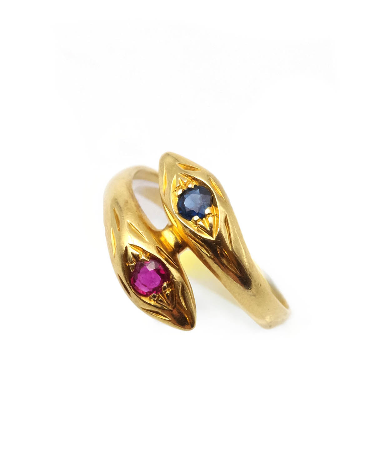 You and me snake ring