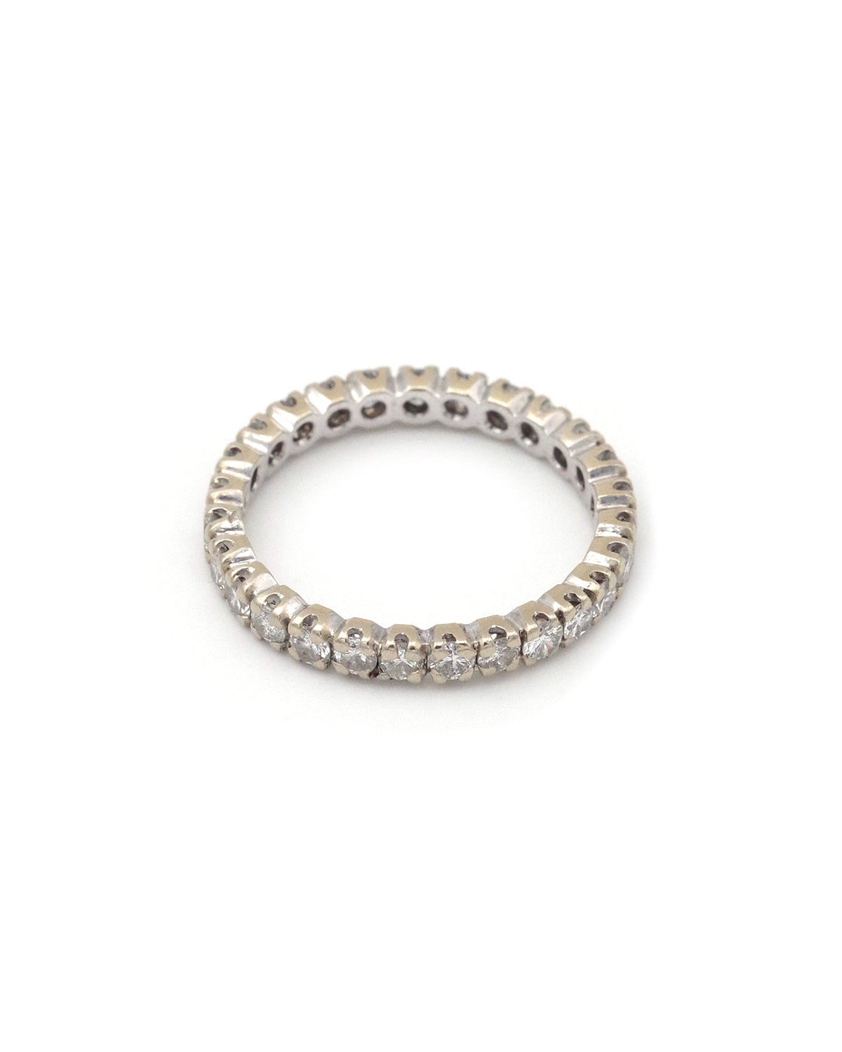 Diamond eternity ring in gold