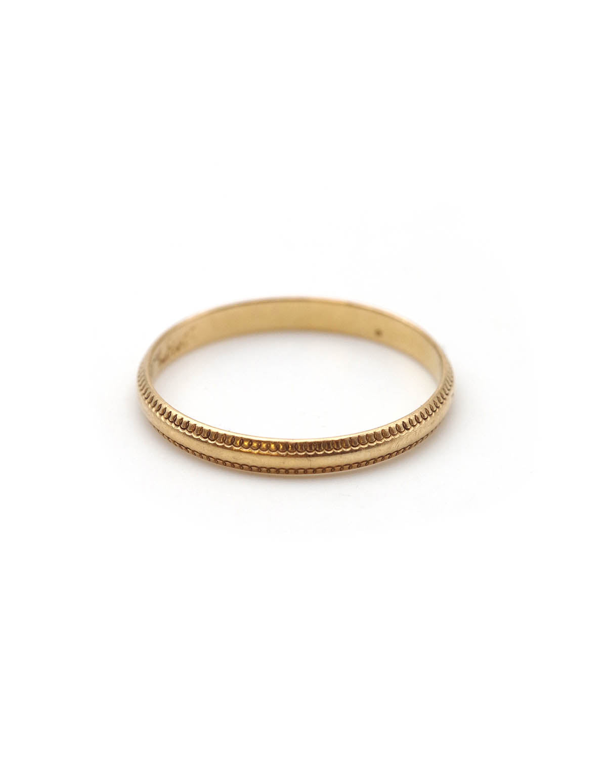 Antique gold band ring
