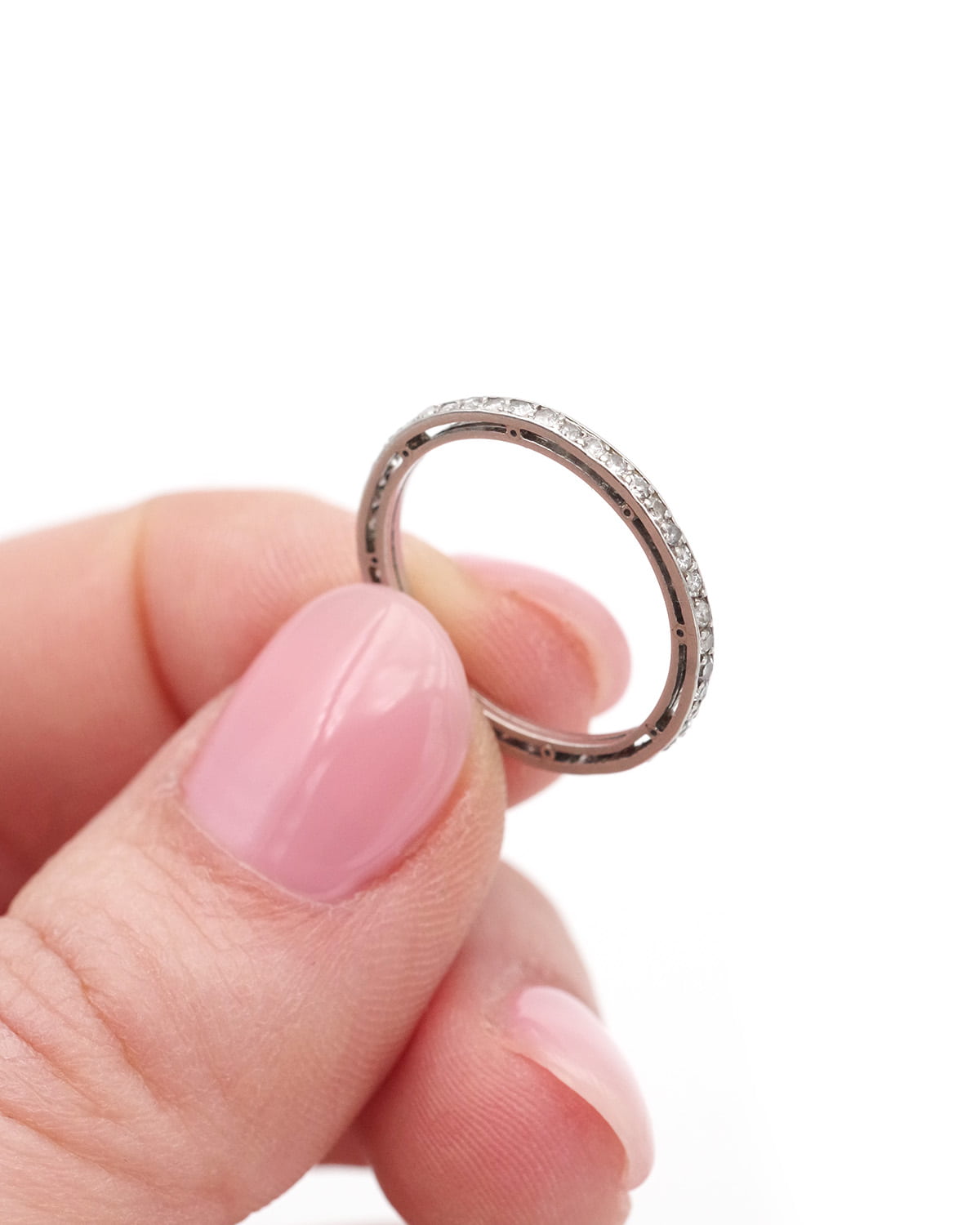 Platinum art deco ring