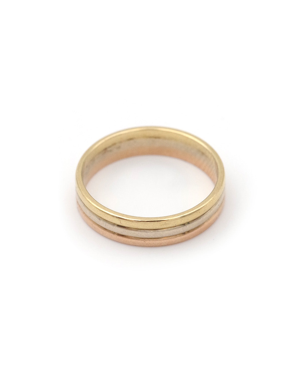 Bague trois ors en or