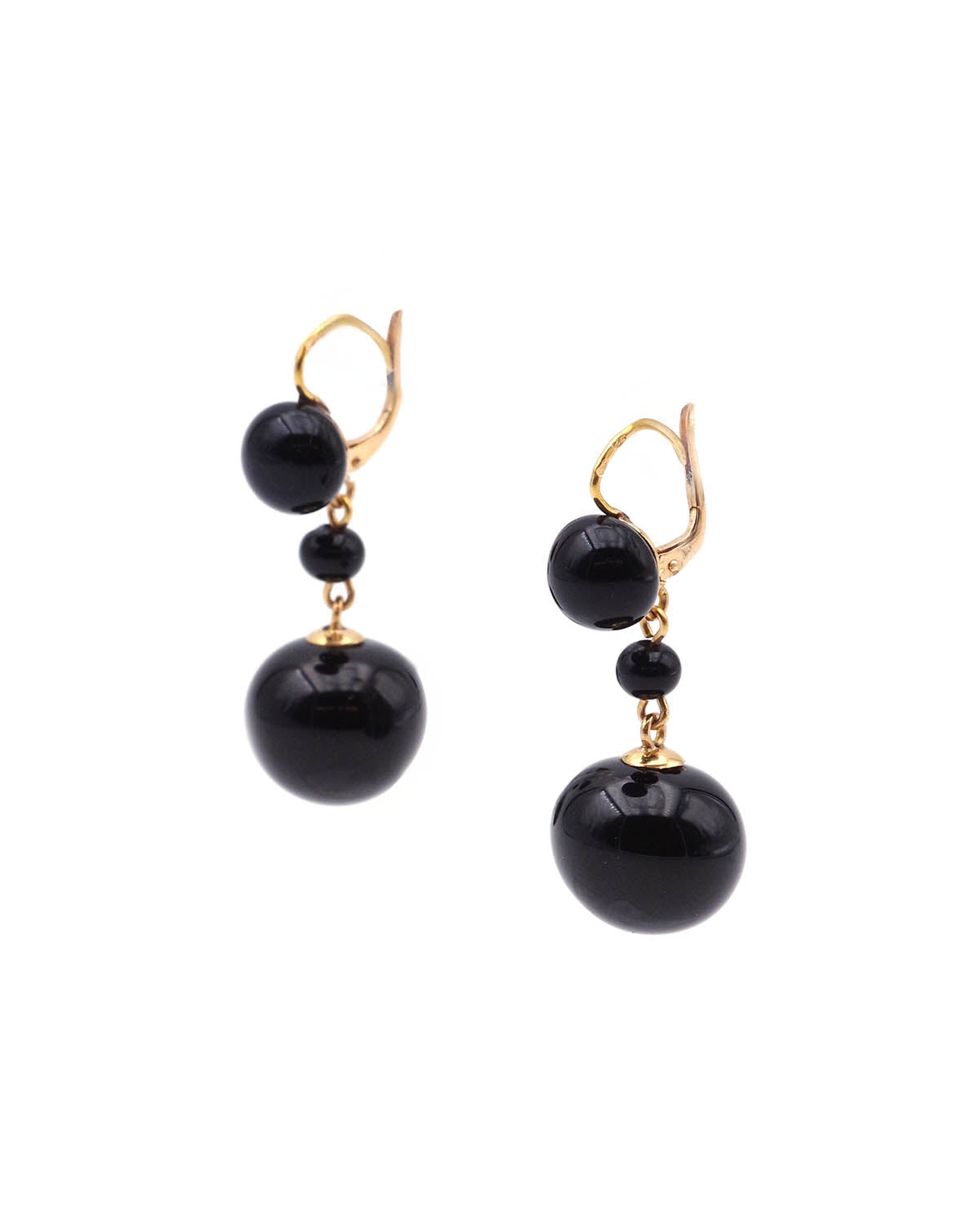 Antique black earrings